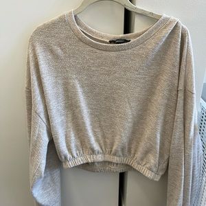 Forever 21 Cropped Long Sleeve Shirt